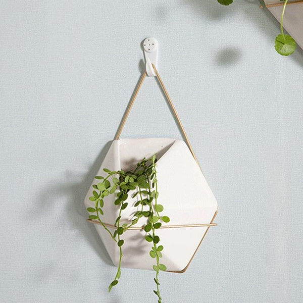 large geometric hanging planter Nordic Hanging Planter (2 styles) – The Geometric Planter