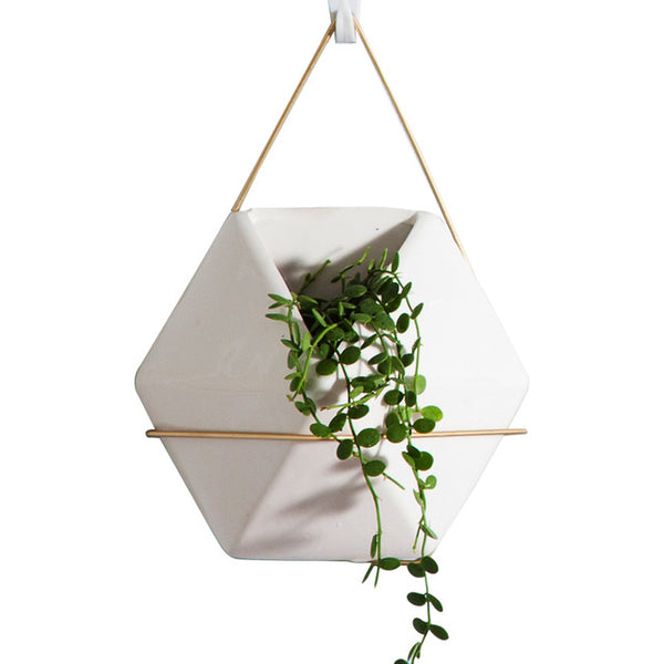 large geometric hanging planter Nordic Hanging Planter (2 styles) – The Geometric Planter