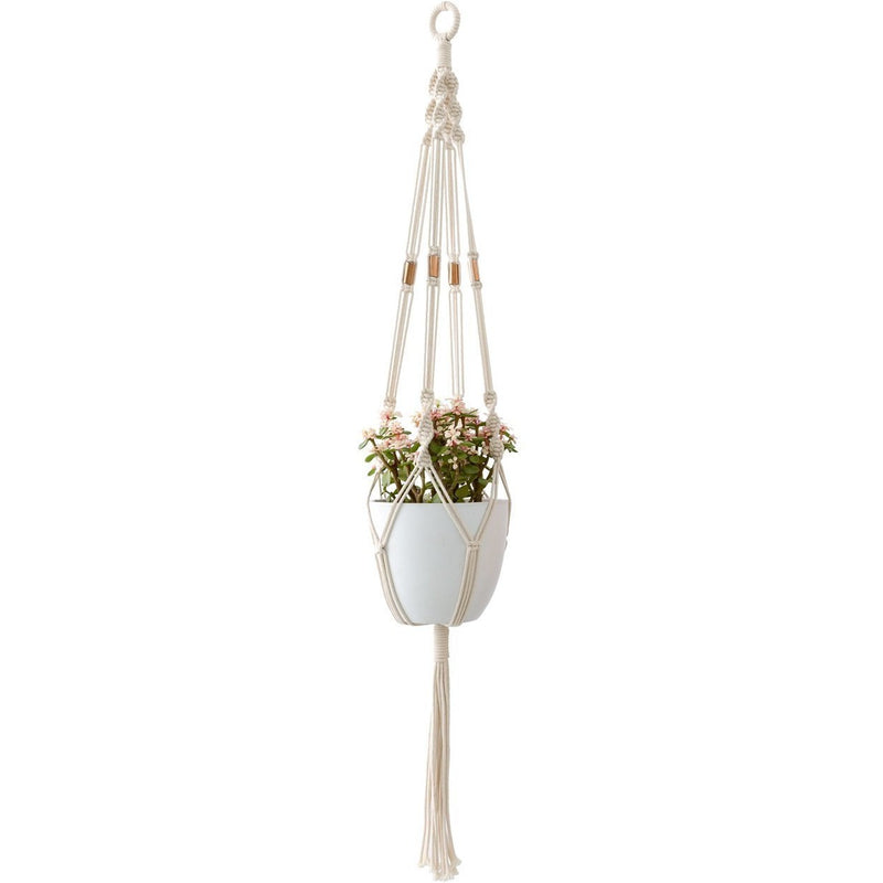 bohemian macrame plant hanger Bohemian Macrame Hanger – The Geometric Planter