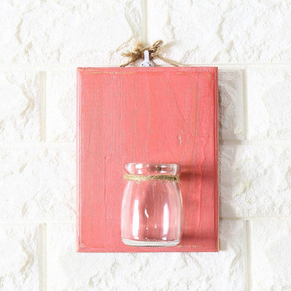 mason jar wall hanger planter Nature Well Holder – The Geometric Planter