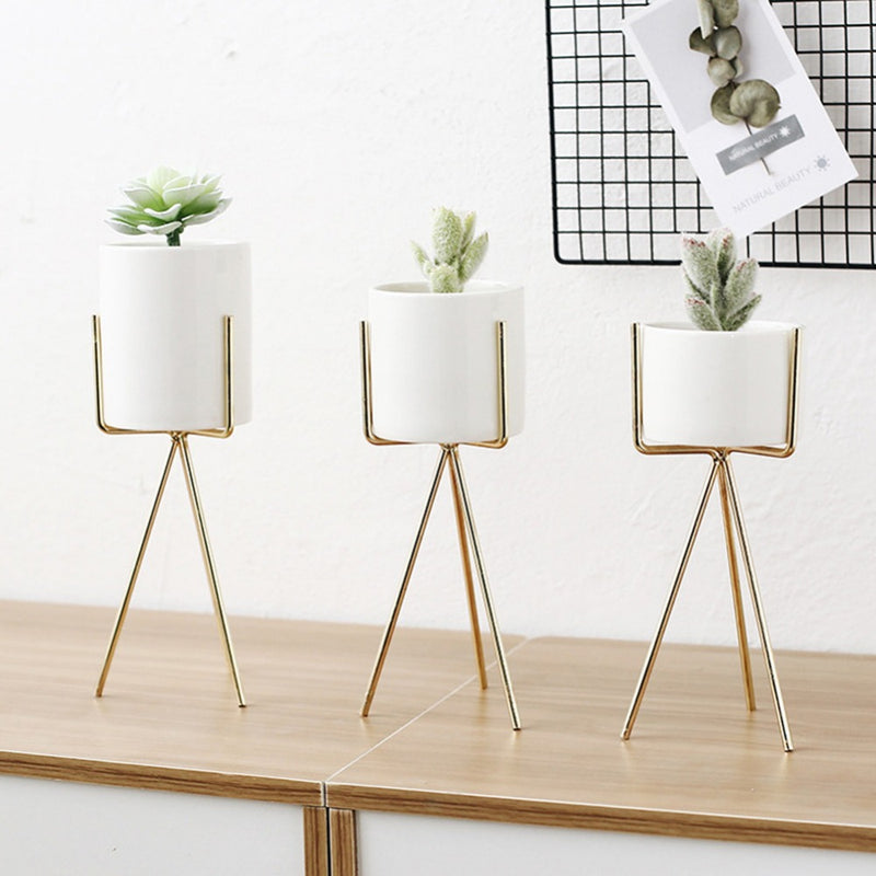 tripod pot plant stand Tripod Stander – The Geometric Planter
